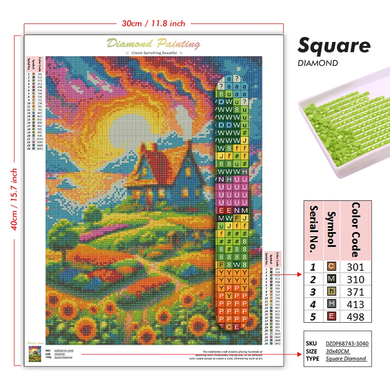 Frameless,Diamond Art Painting - Resin Craft For Beginners のレビューと価格
