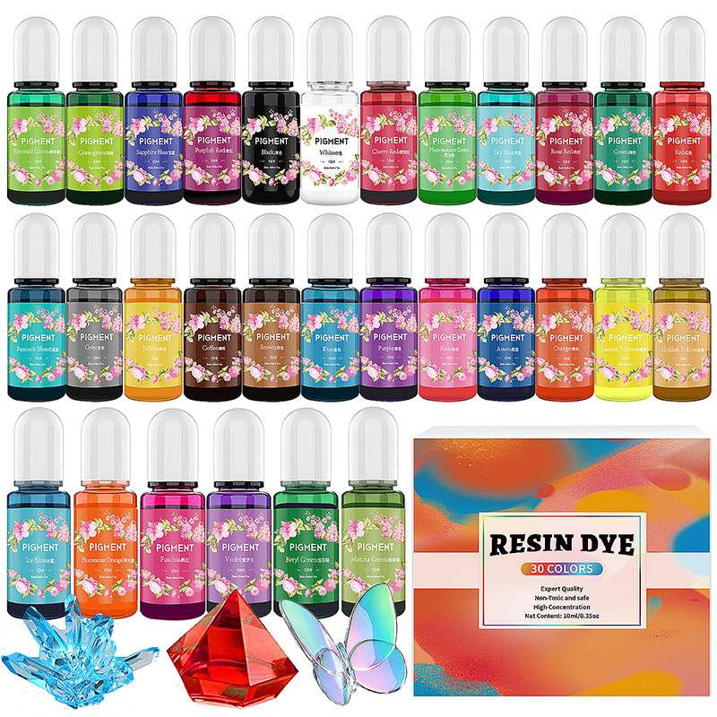 A Set Ink Alcohol Resin Pigmen - Resin Dye Alcohol のレビューと価格