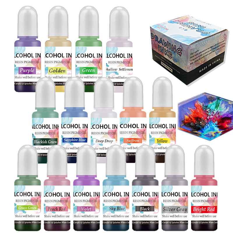 A Set Ink Alcohol Resin Pigmen - Resin Dye Alcohol のレビューと価格