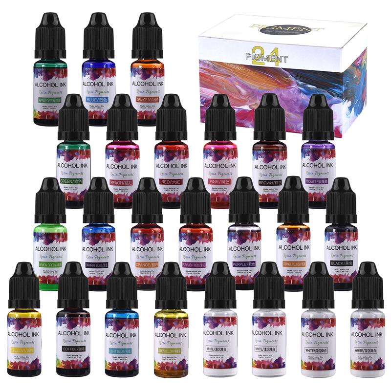 1 Set Epoxy Resin Pigment Kit  - Resin Dye Alcohol のレビューと価格
